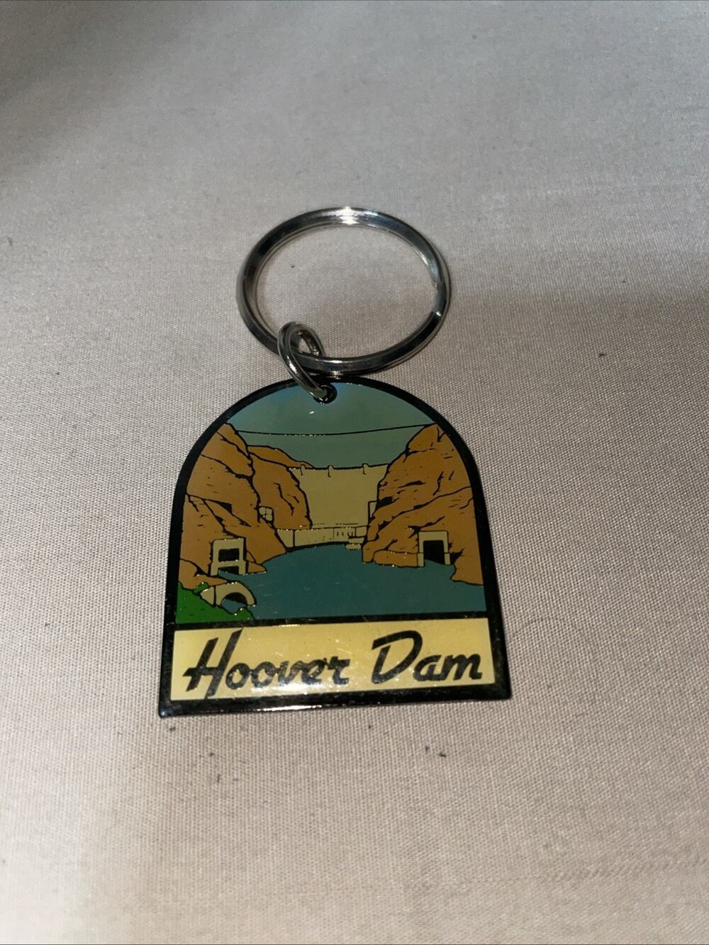 Vintage Keychain Hoover Dam